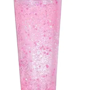 Snowglobe Cup 24oz Personalized in Live - Glitter Design Drinkware Bottle