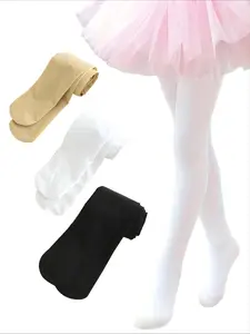 3-Pack Girls' Ultra-Soft Professional Dance Leotards, Ballet Full-Length Tight Pants, Toddler/little Kid/big Kid Sizes, Comfortable & Durable