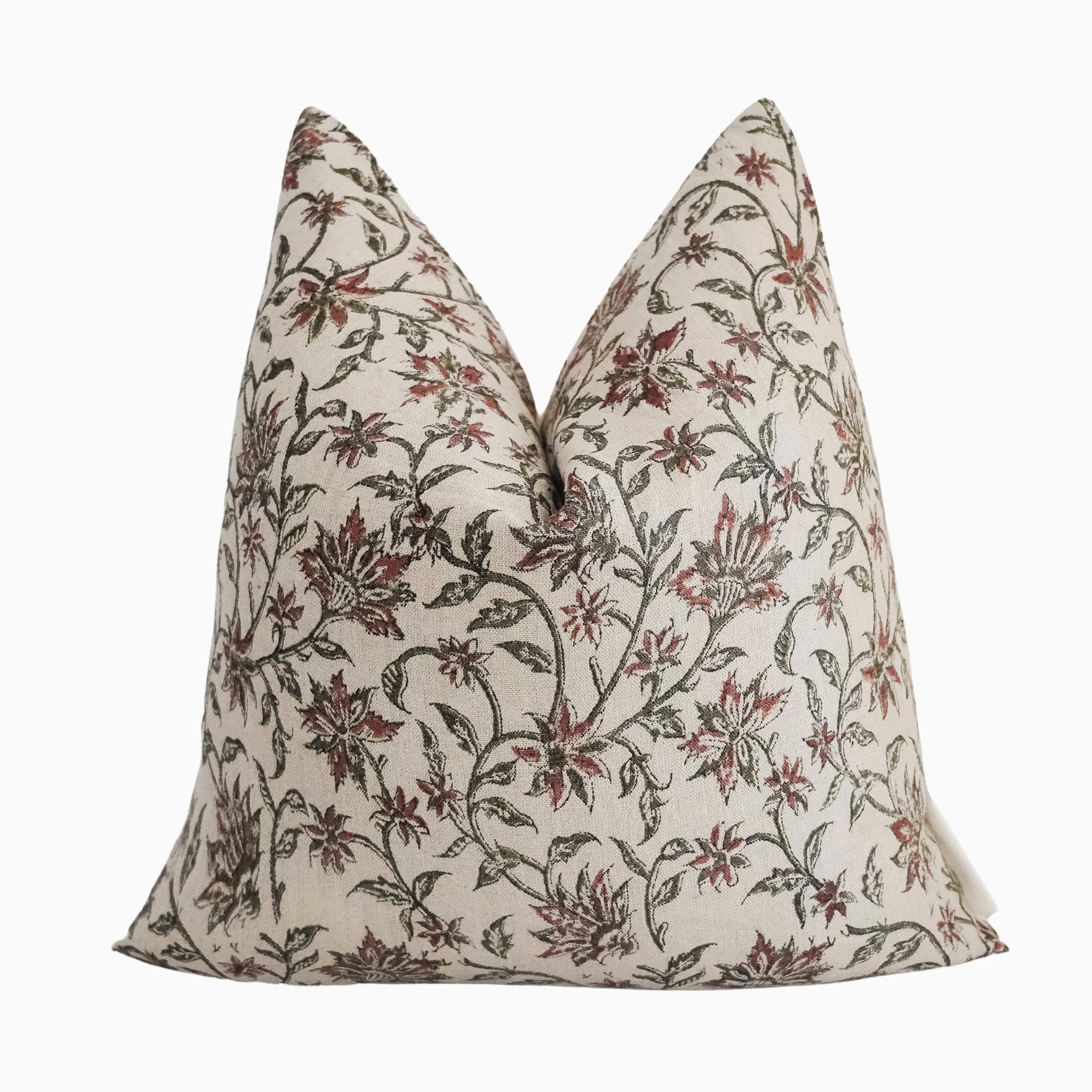 BUKKY - Indian Hand Block Linen Pillow Cover
