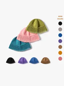 Women's Knitted Beanie Hat, Warm & Stylish Design for Daily Wear, Perfect for Fall Season, Lightweight Comfortable Fit, Fitted Hats