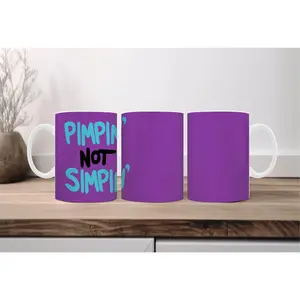 Pimpin' Not Simpin' Valentino from Hazbin Hotel Inspired 15 oz Mug