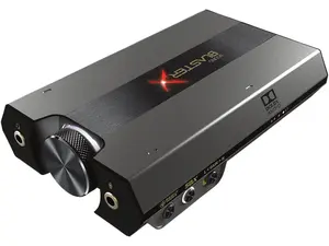 Creative Sound BlasterX G6 USB-C Hi-Res Gaming DAC and Sound Card with Xamp Headphone Bi-Amplifier for PC, PS5, Xbox and Nintendo Switch