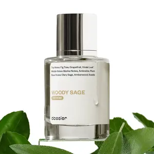 Woody Sage Extreme, Dossier, Unisex Perfume, 50ml, Parfum, Fig Tree, Grapefruit, Marine Notes, Ambrette, Clary Sage, Amberwood