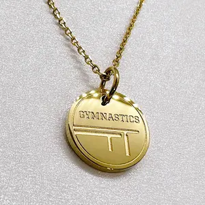 Gymnastics Necklace | Gift for Gymnast | Hypoallergenic and Tarnish-Resistant, Made in the USA