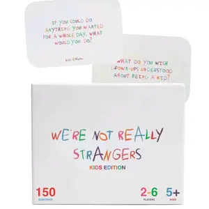 I We're Not Really Strangers Kids Edition - 150 Conversation & Activity Card‎…