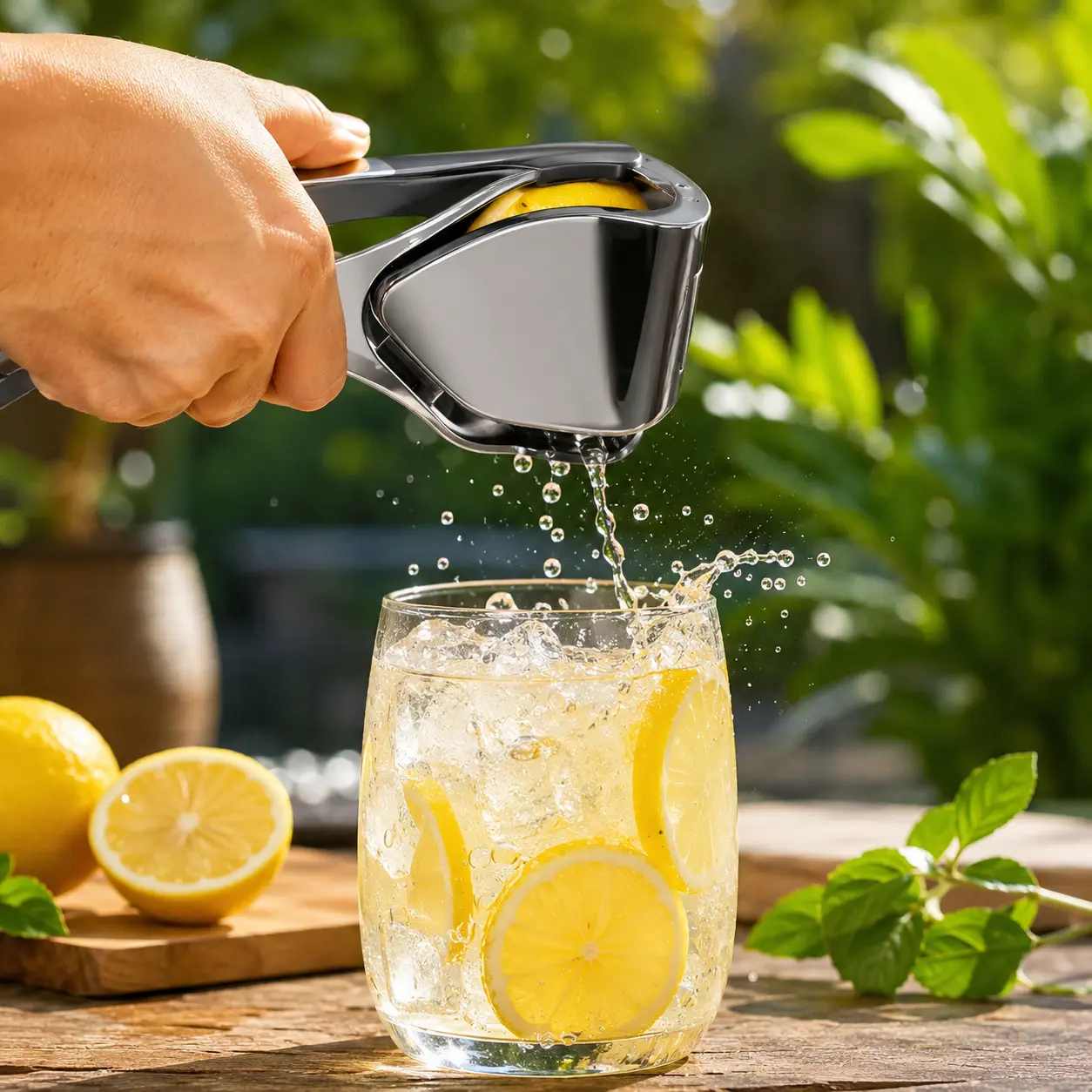 Handheld Manual Juicer Squeezer, Heavy-Duty Lemon & Citrus Press, Easy to Clean Fruit Juicer for Kitchen Use
