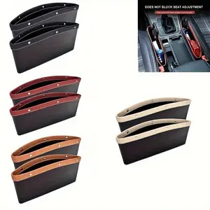 Car Seat-Gap Storage Box, Multi-compartment Car Seat-Gap Organizer, Durable Slit Pocket Car Interior Upgrade Accessories, Car Storage Organizers