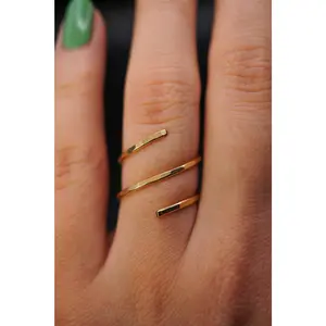 Helix Ring, 14K Gold Fill