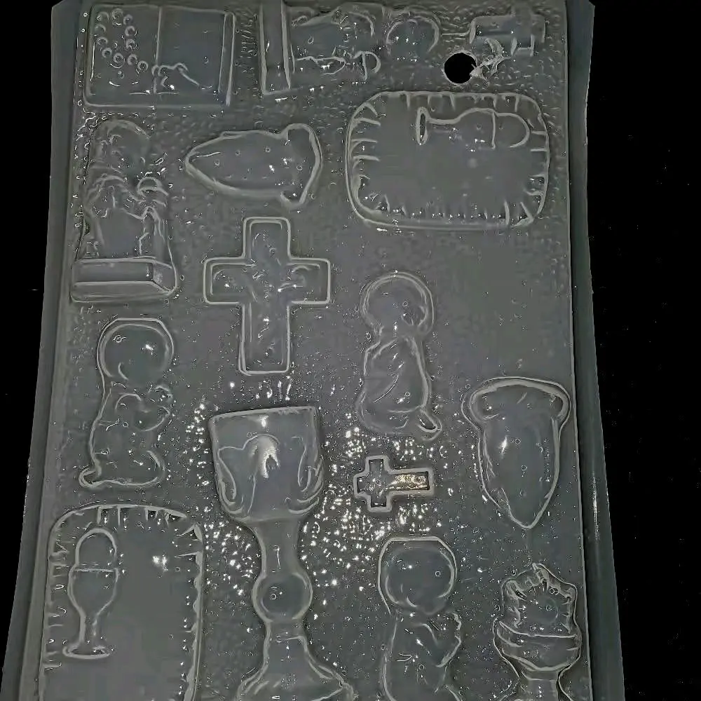 Baptism Themed Plastic Mold