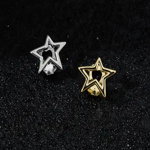 New hot selling niche design pentagram teeth decoration hip-hop braces star teeth decoration
