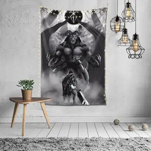 Berserk Anime Tapestry Soft Lightweight Comfortable Flannel Suitable for Adult Gifts Suitable for Bedroom Living Room wall decor flags 30*40