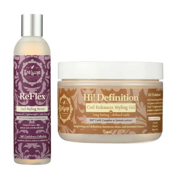 TréLuxe High Definition Curl Gel & Reflex Curl Styling Serum Duo (8oz each)