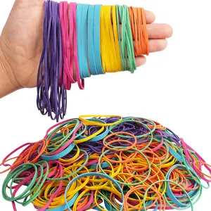 Rubber Bands Assorted Size Multicolor 0.5 lb size#16,size19,size33,size64,size117,size 4.8in