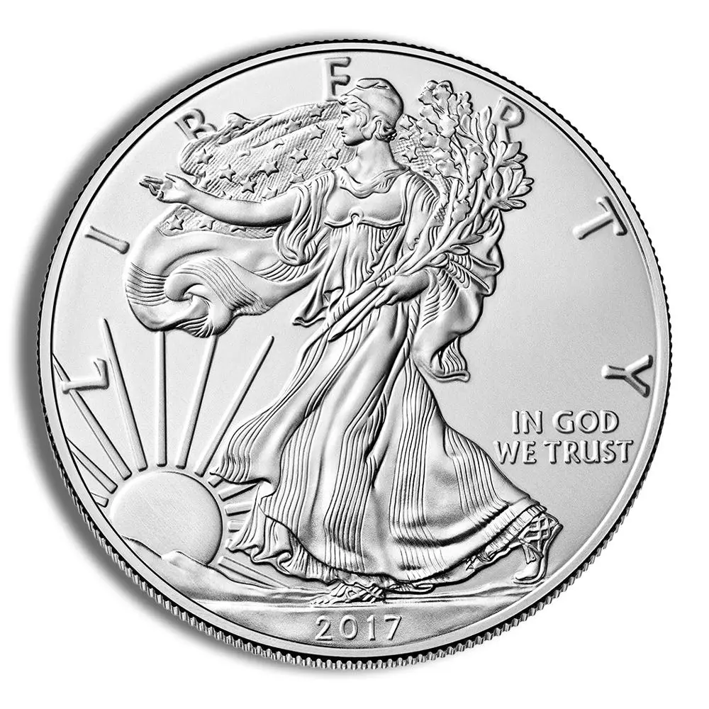 2017 Silver American Eagle 1oz Investment Coin - Brilliant Uncirculated (BU)