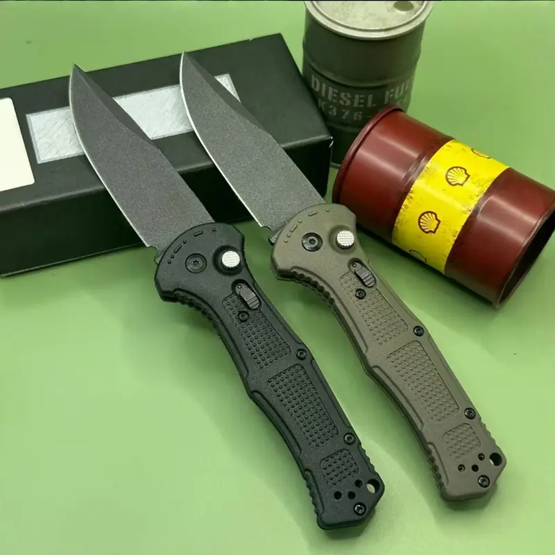 Pocket Folding Knife,D2 Steel Blade,Non-slip Nylon Fiber Handle,Suitable for Cooking，Camping & Fishing, Hiking Multifunctional Tool,Perfect for Men's Gift