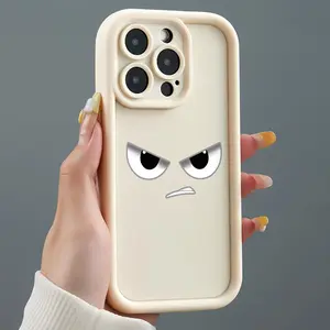 This angry phone case for iPhone Samsung Galaxy cases 16Pro Max 16 14 13 12 11 XR XS Plus E S25 S24 S22 S23 Phone Case Soft TPU BumperDrop Protaection Rugged Durable Back