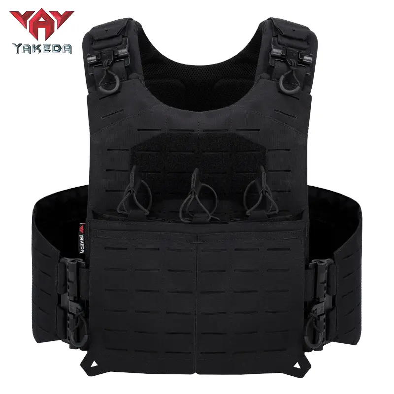 YAKEDA VT-8796 Tactical Chest Vest - New Camouflage Print, Multiple Pockets, Adjustable Straps, All Seasons Sporty Men's Outdoor Protective Training Equipment, Vt-8796 Model, Sporty Men's Sports Vest