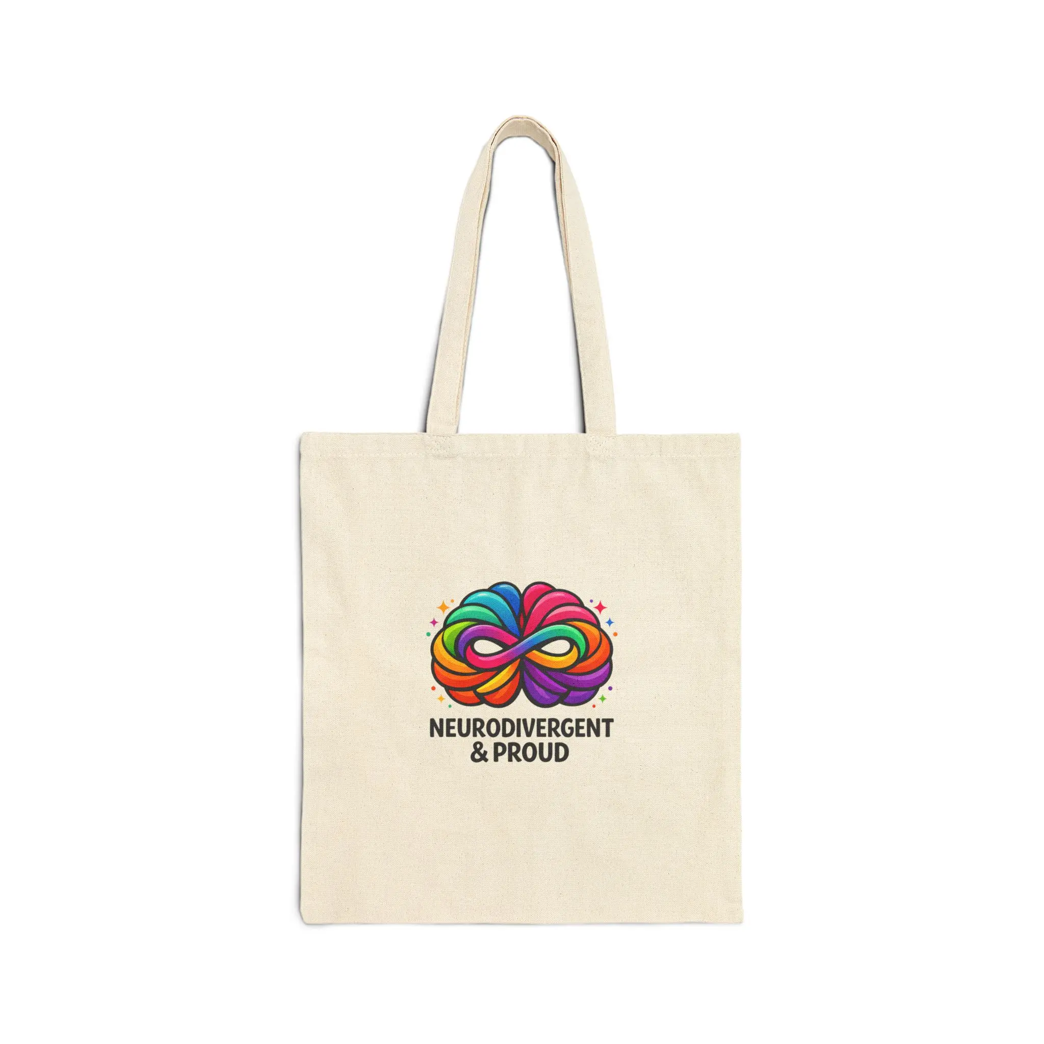 Neurodivergent & Proud Tote, Autism Acceptance, Autistic Pride Canvas Bag
