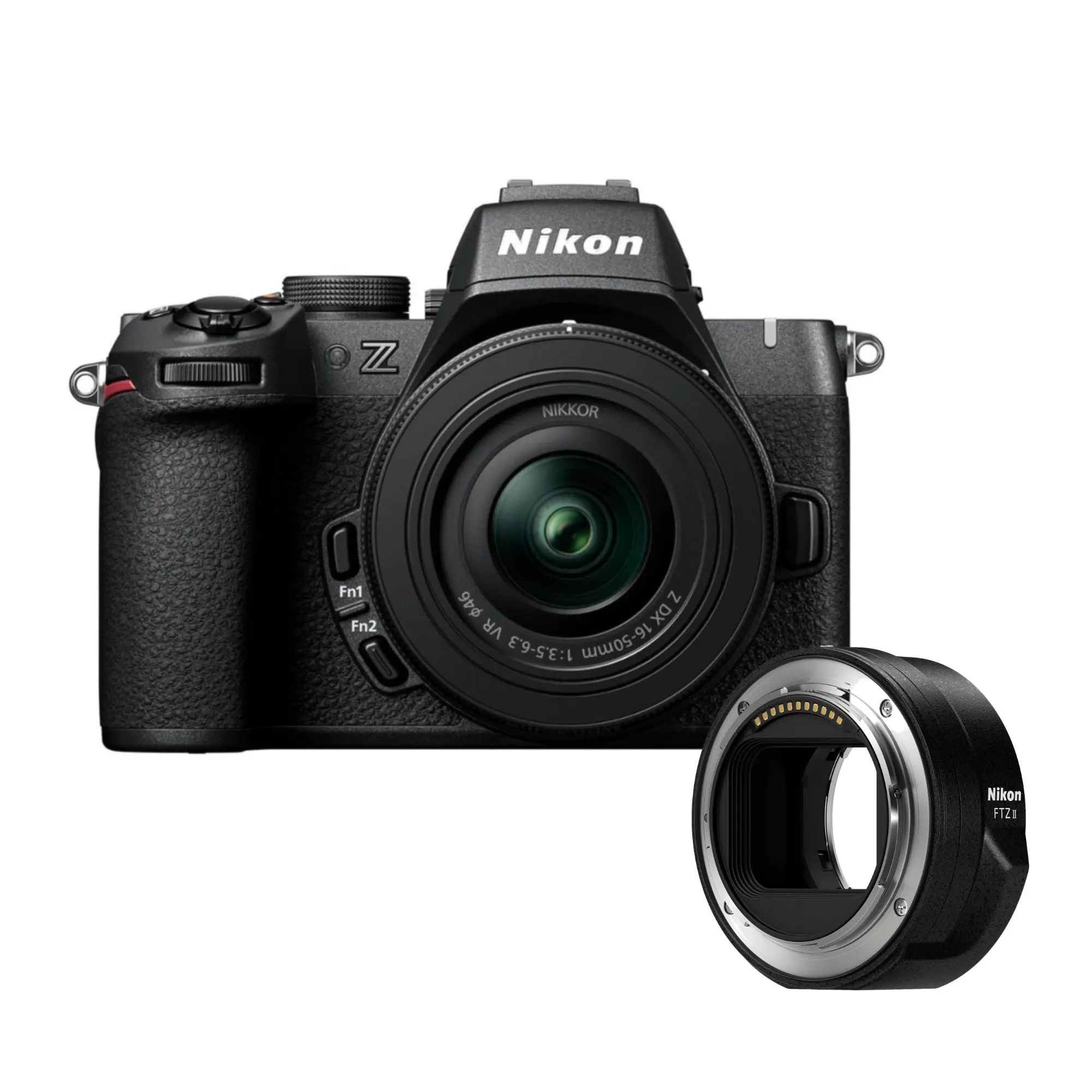 Nikon Z50 II Mirrorless Camera with 16-50mm Lens +   FTZ II Mount Adapter