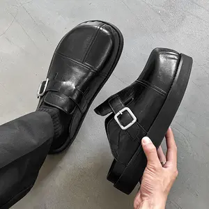 Men's Retro Chunky Mule Slippers Closed Toe Slip On Casual Shoes