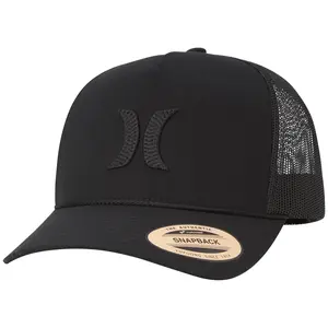 Hurley Men's Trucker Hat - High Icon Snap Back Comfortable Curved Bill with Adjustable Snap Closure - Trucker Hats for Men