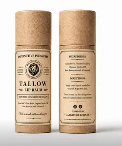 GRASS FED TALLOW LIP BALM Hydrating Lip Treatment Moisturizing Lip Balms