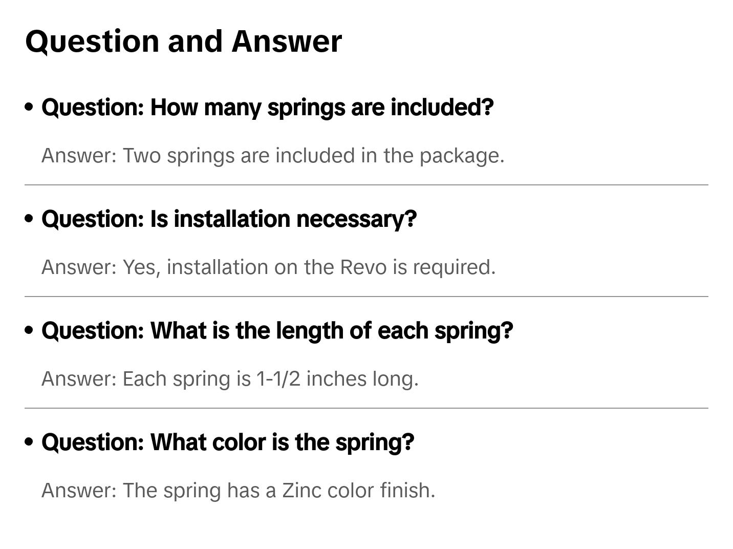 Traxxas Spring, throttle return (2)