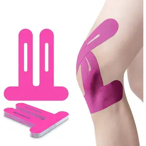 Precut Kinesiology Knee Tape Hypoallergenic Athletic for Knee Pain Knee Tape for Knee Pain Relief Pre Cut Knee Support & Stability, Pain Relief – Breathable