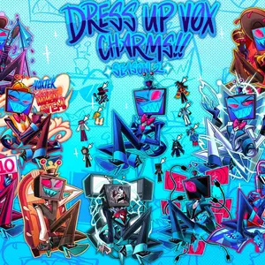 9 Ops Hazbin Hotel Dress Up Vox SEASON 2 Acrylic Keychains (NOT COMBO 9)