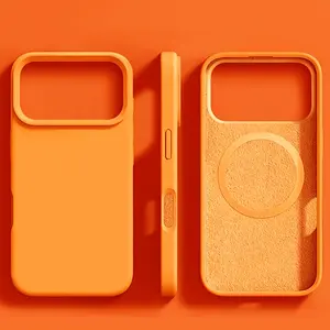 Premium Magnetic Protective Phone Cover, Casing, Cellphone Case Designed for Iphone 17 Pro Max, 17 Pro, 17 Air, 17, 16, 15, 14, 13 Pro Max, Compatible with Wireless Charging, Featuring a Sleek Solid Color Design