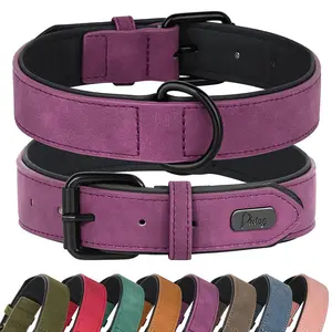 Adjustable Dog Collar with Padding, 1 Count Soft Comfortable Fit Dog Collar with Metal Buckle, Pet Supplies for Large Medium Small Dogs