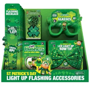 Shawshank LEDz 6084030 ST Patricks Day Ornament - Pack of 30