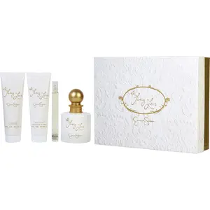 Fancy Love Set-Eau De Parfum Spray 3.4 Oz & Body Lotion 3 Oz & Shower Gel 3 Oz & Eau De Parfum Spray Mini 0.34 Oz For Women