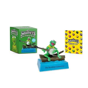 The Muppets Kermit Singing Toy with Music – Collectible Figurine + Mini Book (RP Minis)