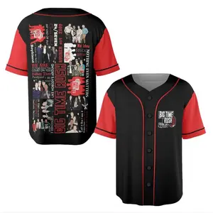 Big Time Rush 2025 Tour Baseball Jersey – Unisex Music Fan Shirt, Gildan Unisex, Premium Quality Cotton, All-Day Comfort, Zero