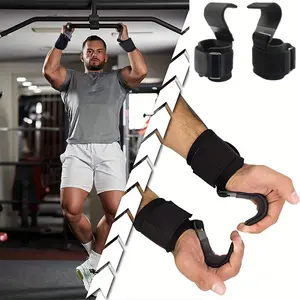 Weight Lifting Hooks, Summer Heavy Duty Lifting Wrist Straps, Pull Ups Deadlift Straps, Weight Lifting Grips for Home Gym, Fitness Accessories Gym Accessories, Christmas Gift