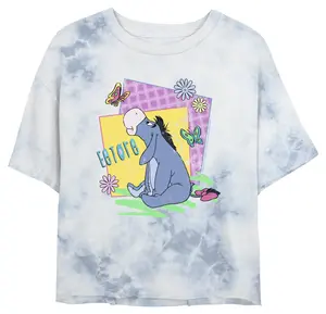 Junior's Winnie the Pooh Retro Spring Eeyore T-Shirt