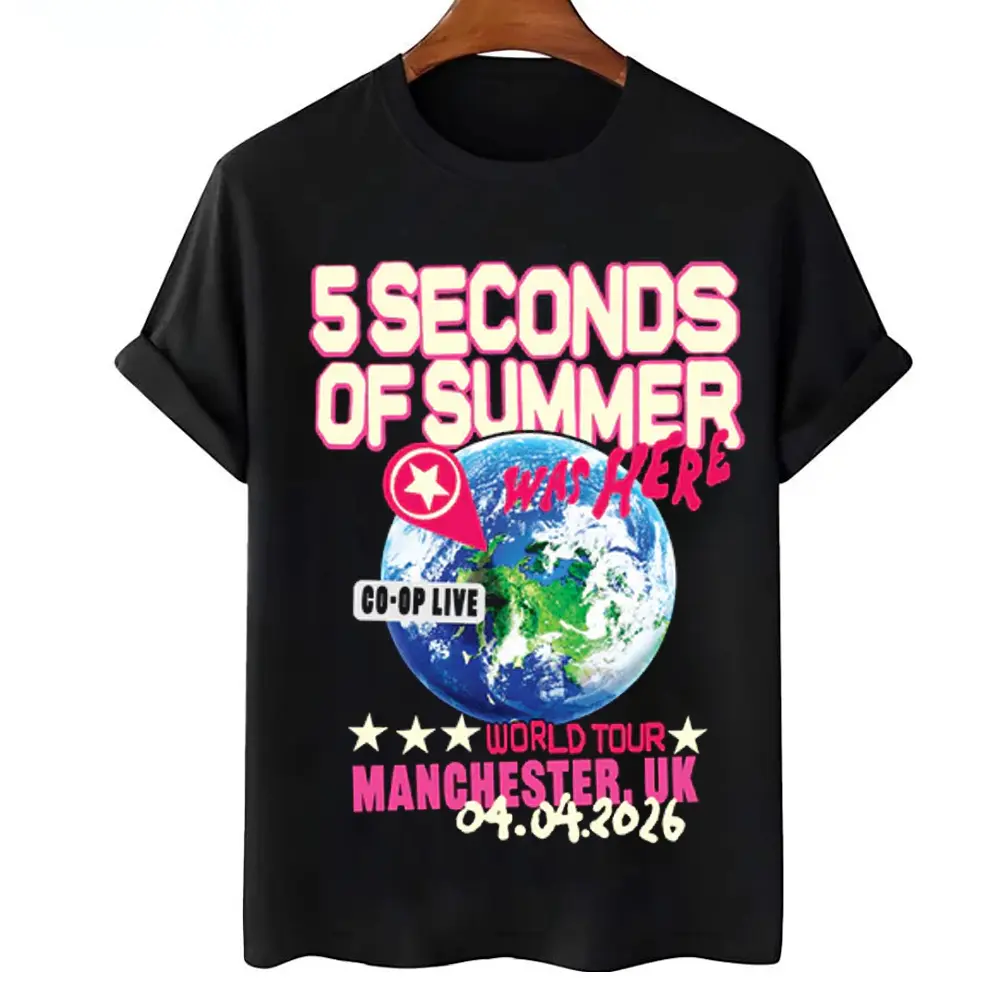 5SOS Vintage Concert Aesthetic Graphic Unisex T Shirt HY4527
