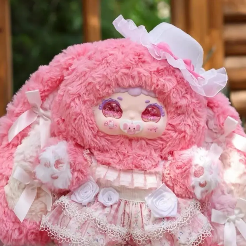 Princess JIIMO Flower Island Letter 400% Fluffy Collectible Plush Doll #JIIMO #FlowerIslandLetter #400Plush #ArtToy #PlushCollection