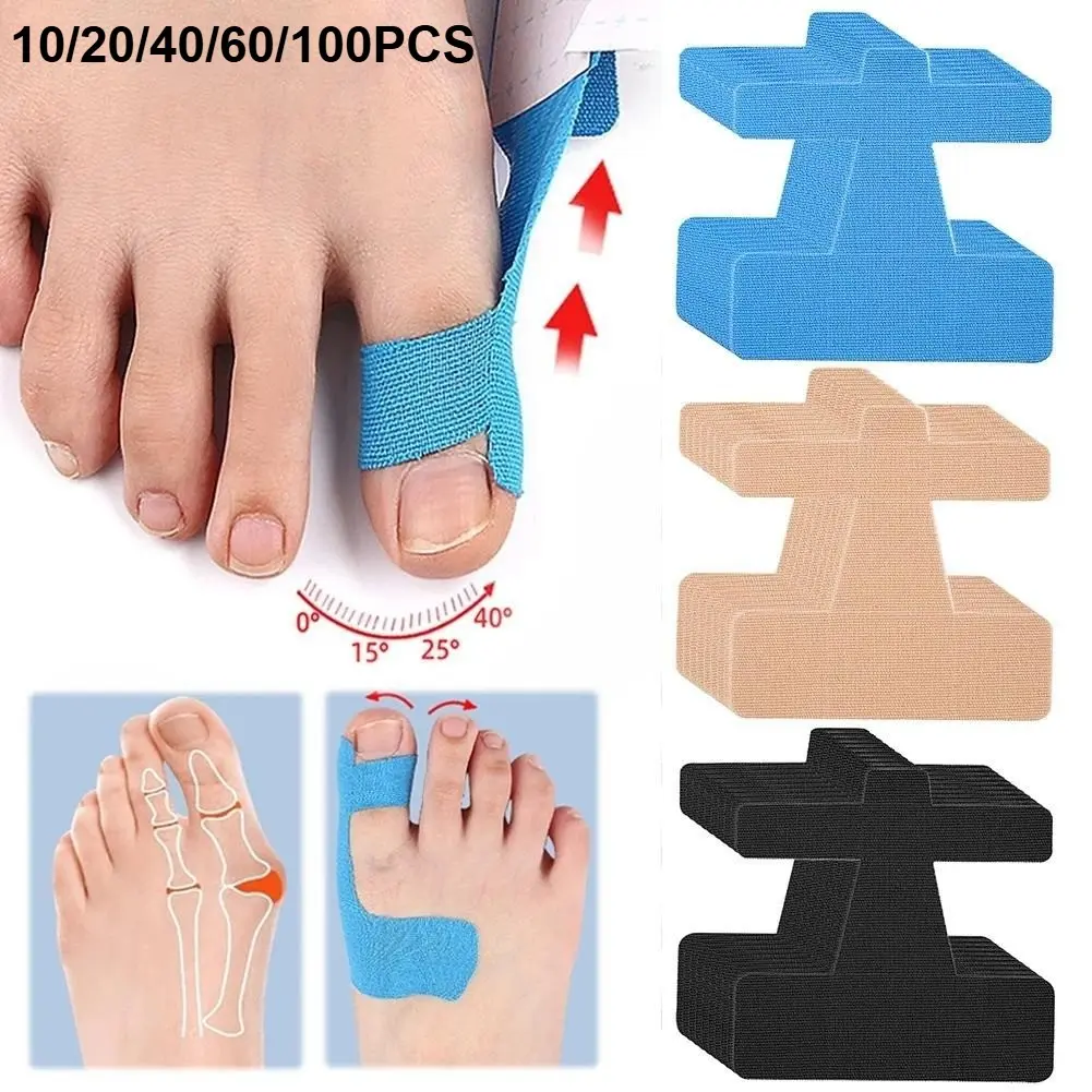 Bunion Corrector, Breathable Toe Separator, Toe Correction Band, Self-Adhesive Hallux Valgus Orthosis, Big Toe Straightener, Unisex Foot Care Support, All Season Use, Correction, Foot Care Products