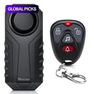 Waterproof Bike Alarm with Remote Wireless, 110dB Anti Theft Motorcycle Scooter Bicycle Security Alarm, Bicycle Vehicle Protection Alarm System