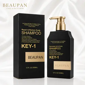 BEAUPAN KEY-1 Professional 3X Concentrated Anti-Thinning Cleanser & Anti-Dandruff Shampoo (355ml, Haircare), Deep Repair Hydration, Oil Control, Light Aroma, Redness & Swelling, Hair & Scalp Concerns, All Hair Types, Made in California, Any Single Item