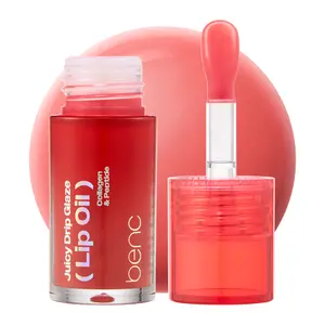 [NEW_Tiktok Shop Exclusive] Benc Juicy Drip Glaze Lip Oil 02 Lively Pink l Hydrating Gloss, Moisturizing balms, Sheer tint, Shine & Dewy Finish