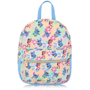 Fast Forward Lilo and Stitch Backpack | Cute PU Leather 10" Mini Backpack
