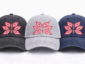 Kokushibo Demon Slayer Upper Moon 1 Anime Dad Hat, Embroidered Washed Cotton Baseball Cap, Premium Streetwear Accessories for Men and Women, Perfect Gift for Manga Fans and Weebs, Six Eyes Design