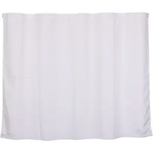 Snap in Fabric Shower Curtain Liner Replacement - 70W x 54H, White, with Magnets-Detachable Liner,(Fit 71(W) x 74(H) with Window Shower Curtain)