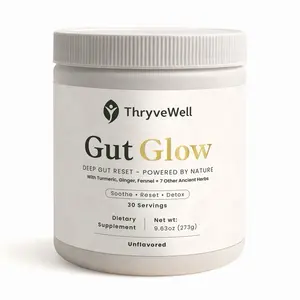 Gut Glow | Herbal Gut Health Powder | Bloat Relief + Digestion Support | 10+ Ingredients