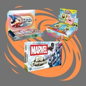 Pick Your Letter Dutch Auction Break (3) Topps Chrome Hobby Boxes (Sponge Bob, Disney & Marvel)