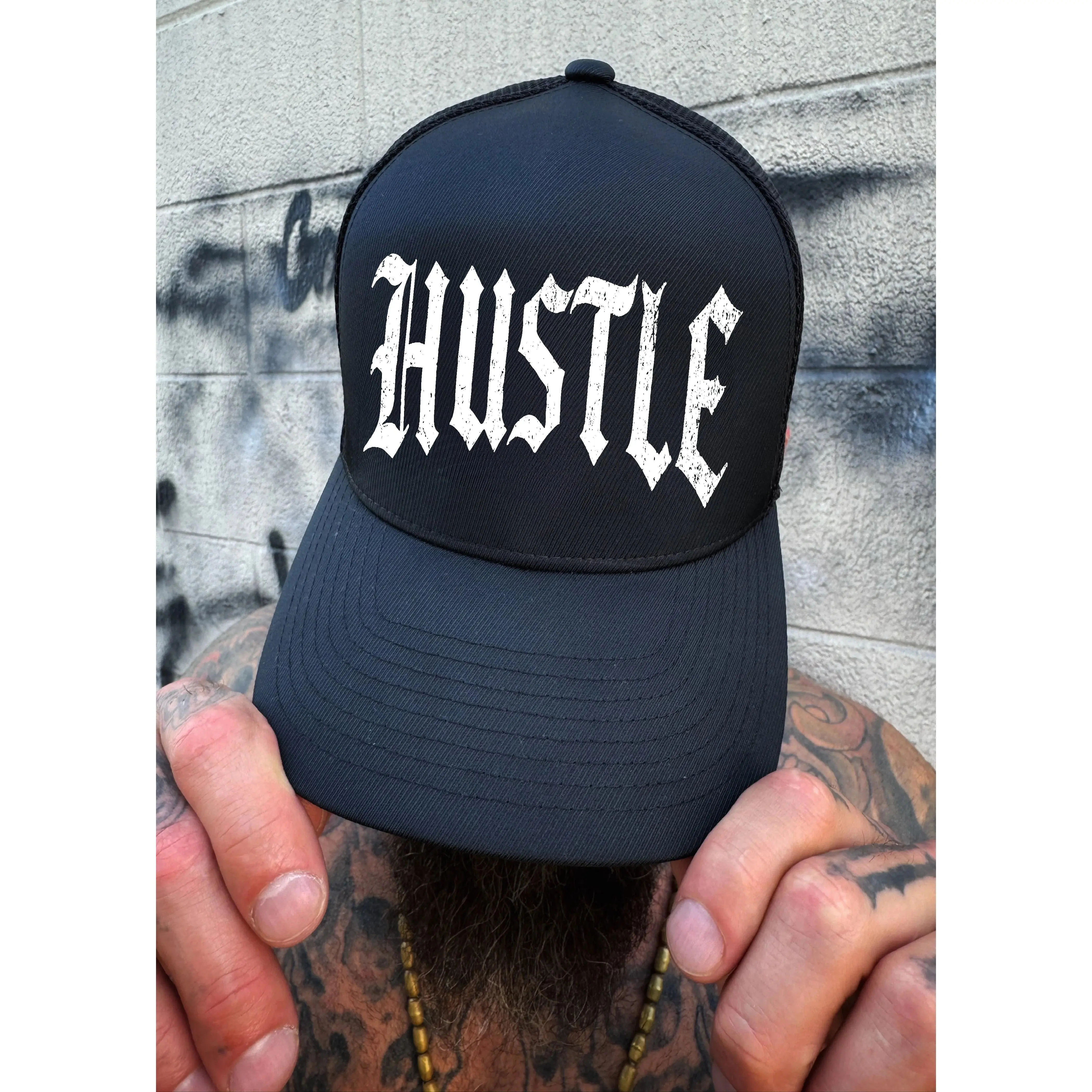 HUSTLE FLEXFIT HAT