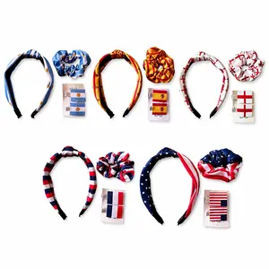 4-Piece Hair Accessory Set: Headband, Hair Tie, and Hair Clip Combo — Suitable for All Ages (Women & Girls); An Ideal Choice for Sports Events, Parties, and Daily Wear.